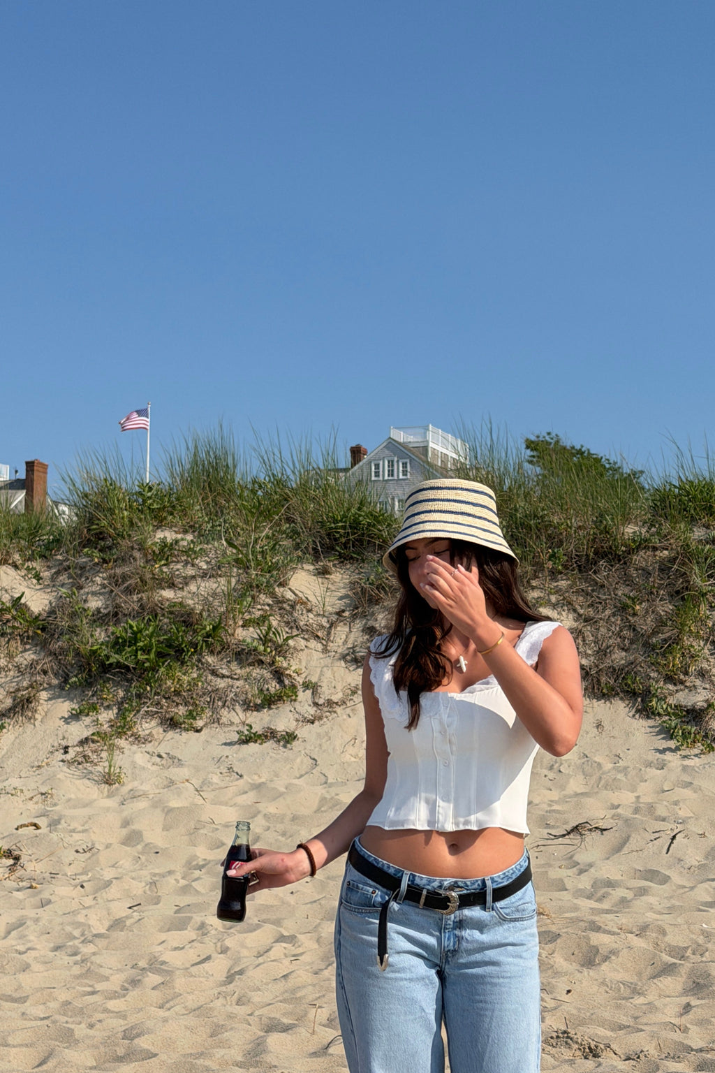 Cisco Stripe Bucket Hat
