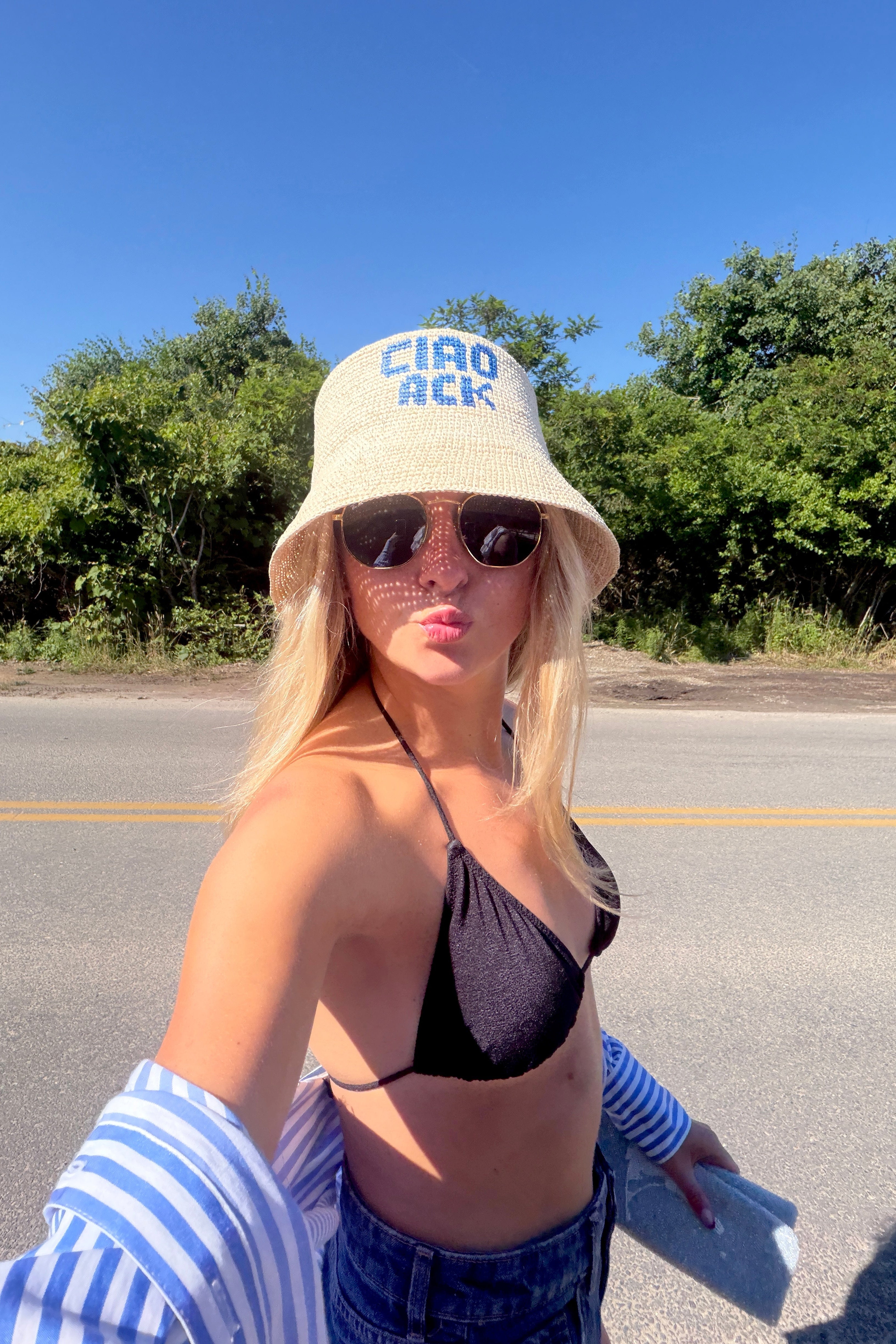Ciao Nantucket Bucket Hat | Blue